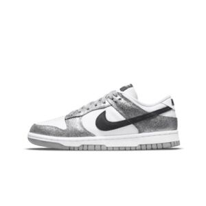 Nike Dunk Low Women's Shoes - Metallic Silver/Off Noir